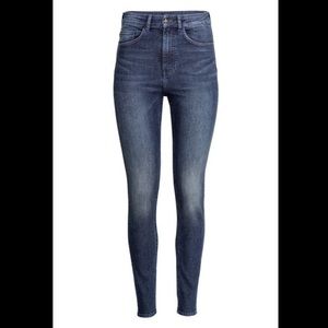 H&M slim fit high waisted jeans